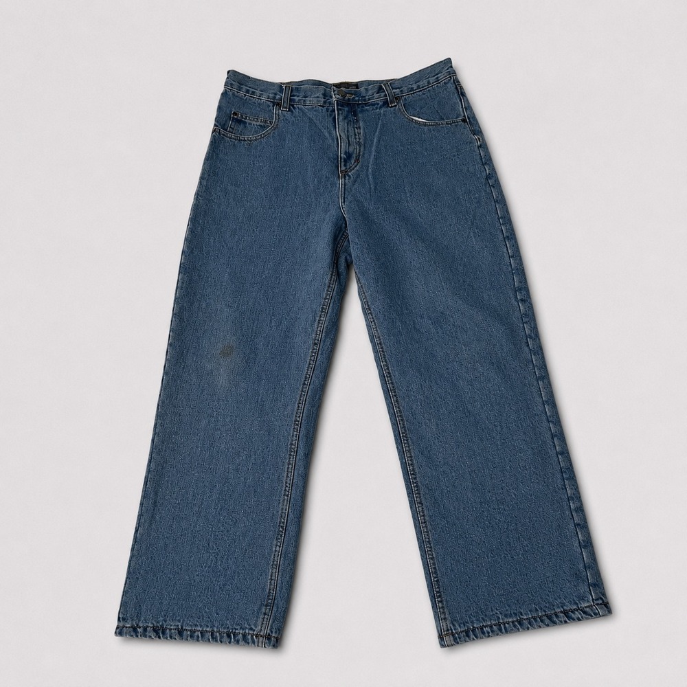 RedHead Fleece Lined Jeans Mens 36x30 Blue Straight Denim Pants Hunting